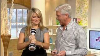 Holly Willoughby  This Morning  Shaking Dumbbell