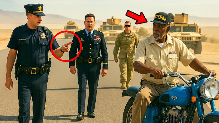 Police Stopped a Motorcycle-Riding Elderly Man — Had No Idea He Was a Decorated War Hero