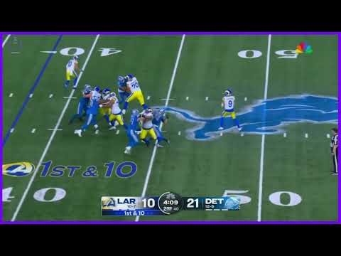 Tutu Atwell receiving touchdown vs Lions in NFL Playoffs