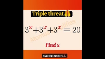 Can you solve this? 🤔#viralmath #algebra #exponentialequations  #maths #mathschallenge #equation