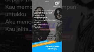 Memori - Romeo (Lirik Lagu)