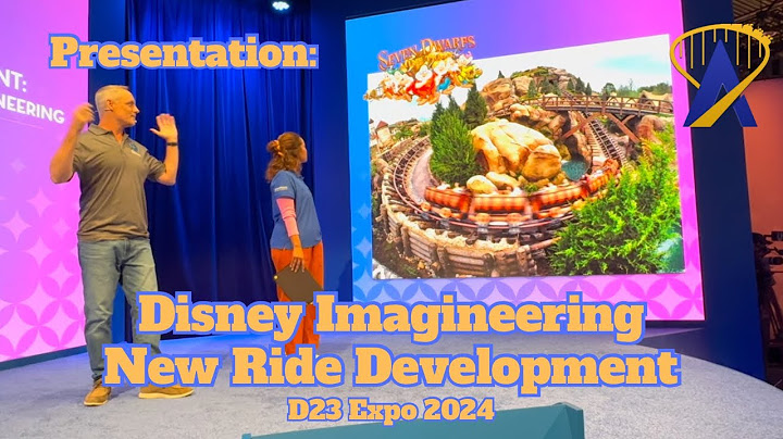 Disney Imagineering New Ride Development Presentation at D23 2024