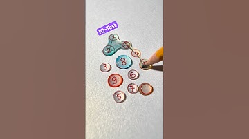 Nối các giọt nước lần lượt từ 1 đến 9 #iqtest #games #quiz #shorts