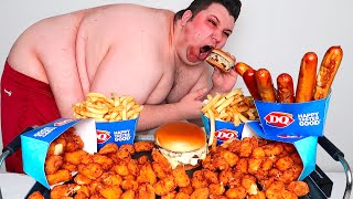 I Can't Stop Gaining Weight... Dairy Queen Mukbang