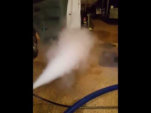 The real carpet steam cleaner commercial equipment - YouTube