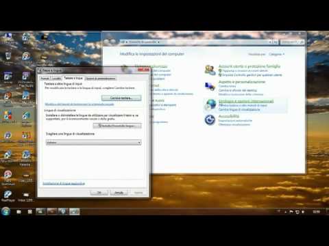 Video: Come Cambiare La Lingua In Windows 7