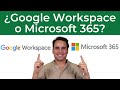 Ayúdame a elegir entre Google Workspace y Microsoft 365 para mi nueva suite de productividad