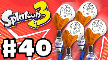 4x Inkbrush Spam Team! - Splatoon 3 - Gameplay Walkthrough Part 40 (Nintendo Switch)