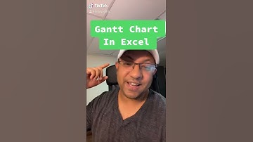 GANTT chart in Excel