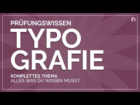 Video: Was bedeutet typografisch?