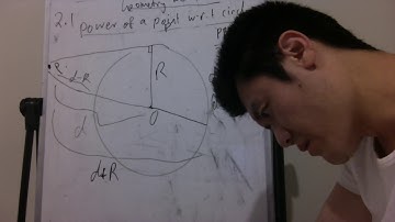 2.1 Power of a point. 2.2 Radical axis (Geometry Revisited)