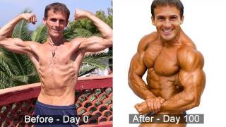 amazing muscle gain before and after 30lbs of muscle in 100 days vegan diet
