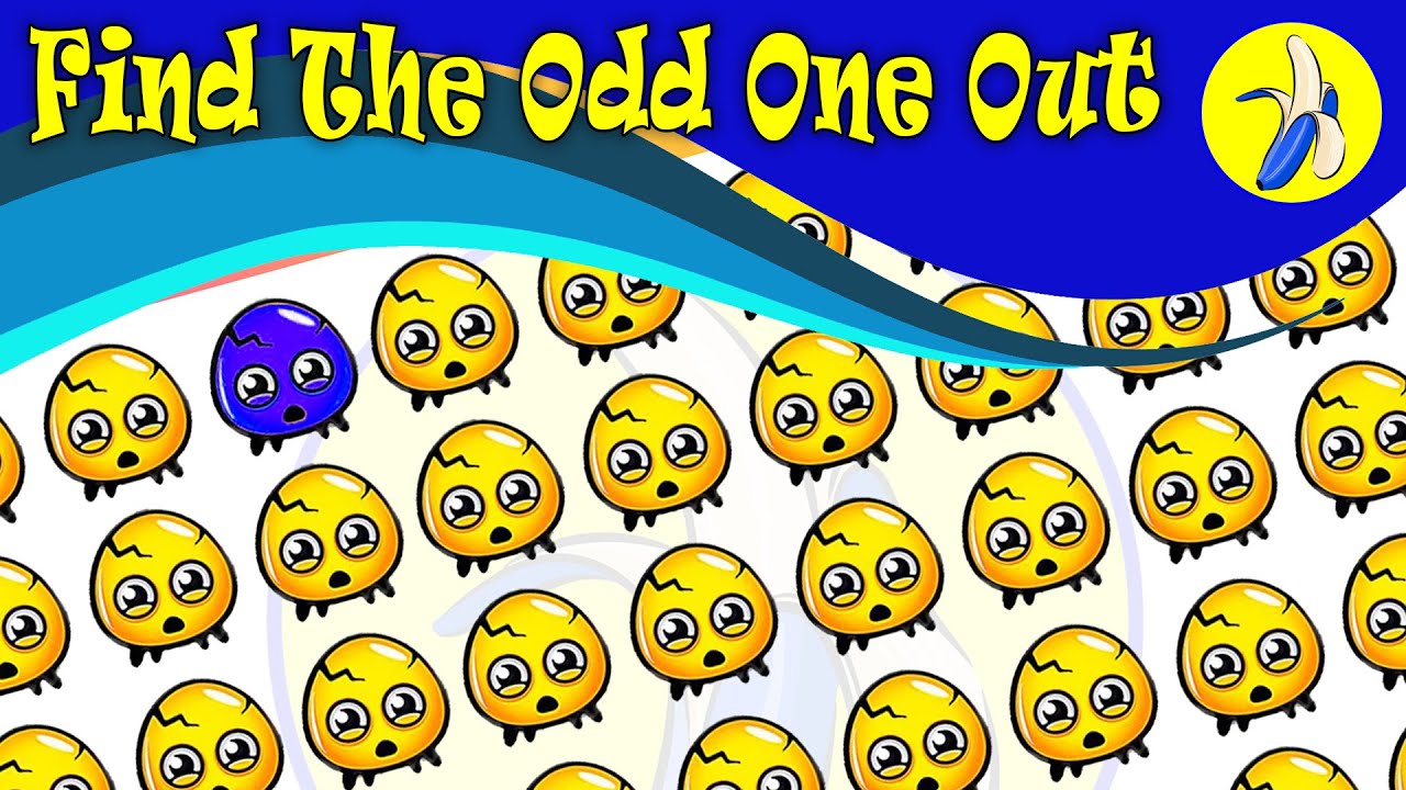 Can You Find The Odd One Out - 113 - Find the odd emoji puzzle - YouTube