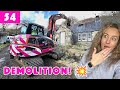 I demolished a cottage with my excavator