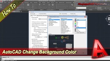 AutoCAD How To Change Background Color In Viewports