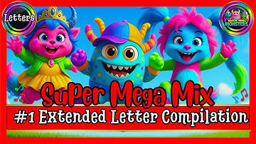 #1 Extended Letter Compilation | ABC Phonics Early Reading | Magic Mini Monsters #magicminimonsters
