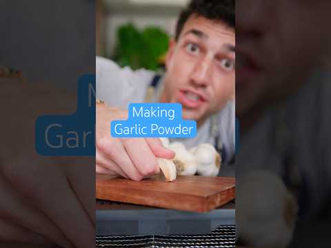Homemade GARLIC POWDER!