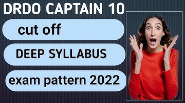 drdo syllabus 2022 | drdo senior technical assistant syllabus | drdo exam pattern 2022 | #drdo