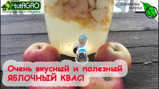 ОЧЕНЬ ВКУСНЫЙ ЯБЛОЧНЫЙ КВАС. 2 рецепта: с градусами и без. Готовим дома САМЫЙ ПОЛЕЗНЫЙ НАПИТОК ОСЕНИ