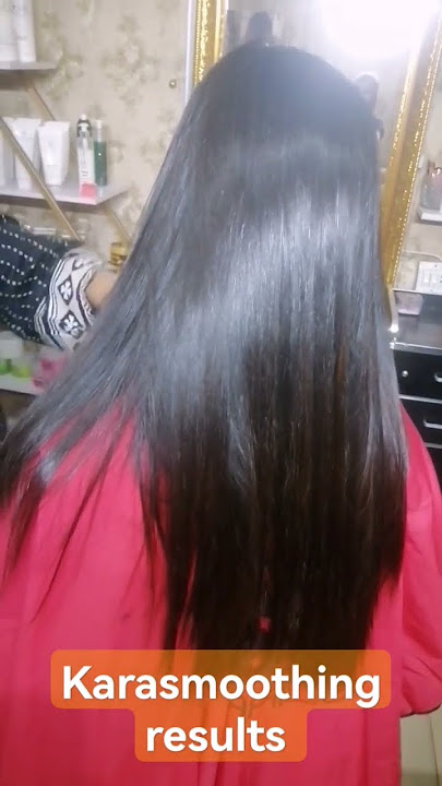kara smoothing best result  shine n sliky soft straight hair by Madiha makup&style studio