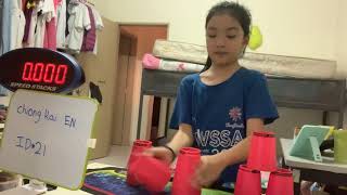 Sport stacking final