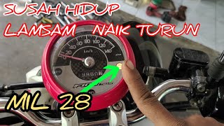 CARA MENGATASI KODE MIL 28 YAMAHA FINO/MIO M3