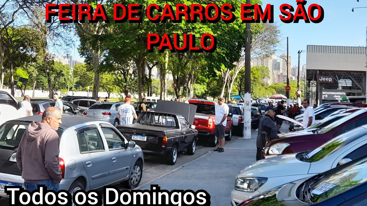 FEIRA DE CARROS EM SÃO PAULO CAPITAL VENDA DE CARROS. - YouTube