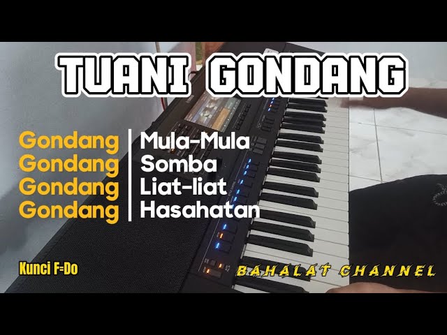 Tuani Gondang || Full Bass Gondang Uning-uningan Keyboard PSRSX700 || Kunci F=Do class=