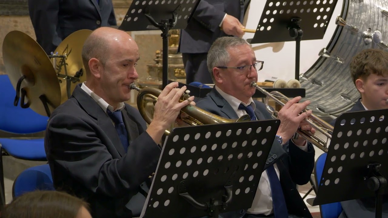 Marcha Triunfal a Santa Cecilia.  Ramón Borobia. Banda de Música de la Sierra Algairén