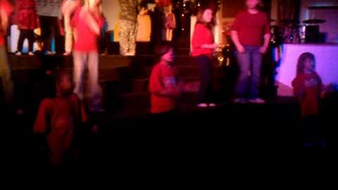 Chloe Christmas play. Joy 2 u