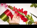 Diy  satin ribbon flower tutorial satinribbonflowers