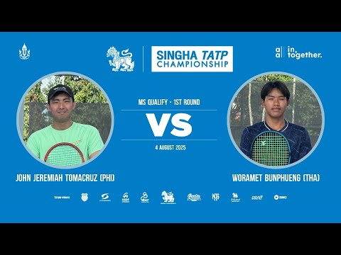 John J Vs Woramet B SINGHA TATP CHAMPIONSHIP 2025 MS Qualify 1st Round