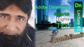 Adobe Dimension 3d Modeling | Create Awesome Mockups | Lecture 2