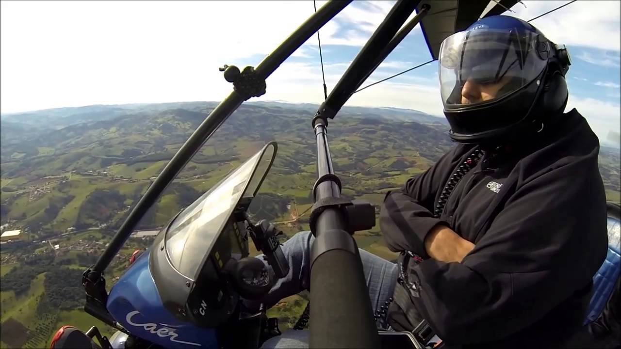 Ultralight with autopilot (Trike com piloto automático) YouTube