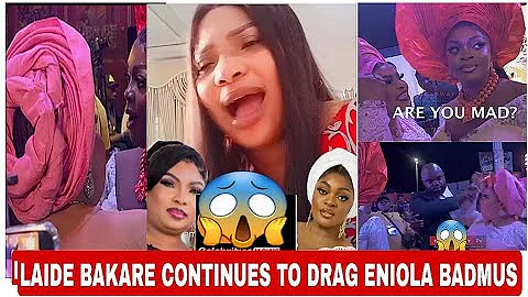 Laide Bakare continue to fight Eniola Badmus after their fight at owambe thieves movie premiere