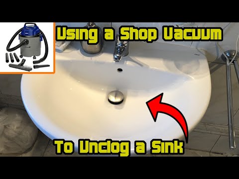 Does Wet Dry Vac Work On Clogged Bathroom Sink?