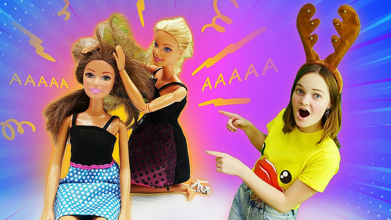 ⁣Игры онлайн - Новогодний Шоппинг с куклой Барби! - Видео шоу для девочек Будет Исполнено.
