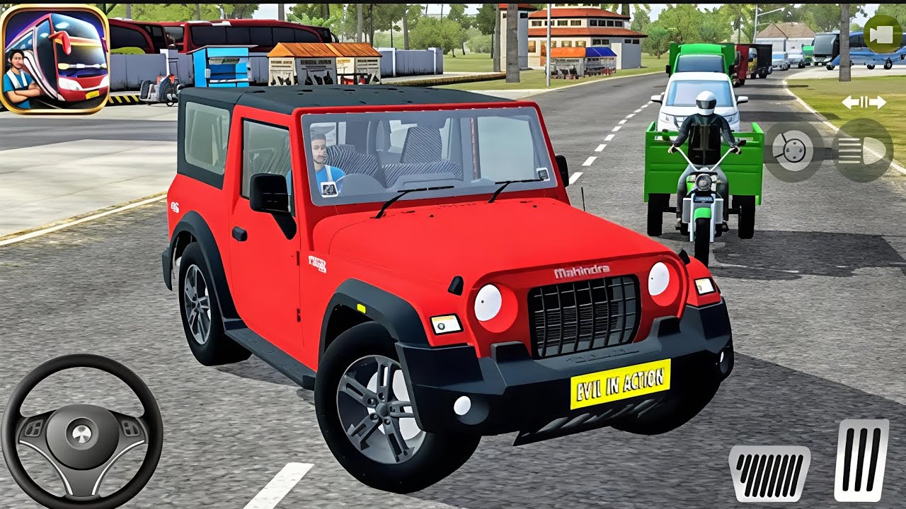 New Mahindra Thar Driving - BusSimulator Indonesia - Car Games Android