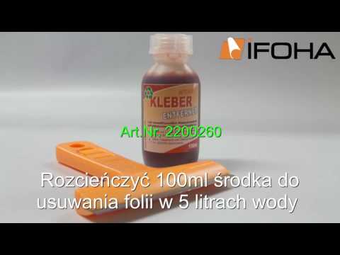 Usuwanie folii okiennej - Środek do usuwania kleju