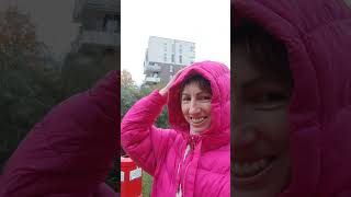 Гуляем, новое жильё в Гамбурге, много мест парковки, Валера сюда возил бетон, 28.10.24