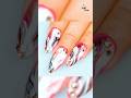 Unique feather marble nails ✨ created with non-nail tools for a one-of-a-kind effect! #NailDew