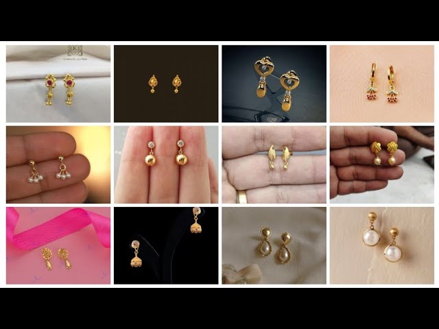 15 Latest Gold Earrings Designs in 2 Grams in 2023 India