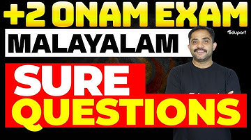 Plus Two Onam Exam | Sure Questions | Plus Two Malayalam | Eduport Plus Two