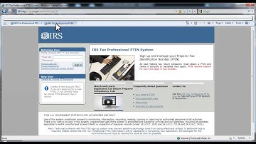 Create an Account Apply for a PTIN Part 1 - IRS Tax Aid - Tax Problem Information Trucker Tax Help