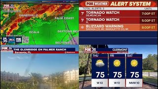LIVE Strong severe thunderstorms in Florida - Live radar weather cameras maps
