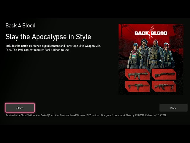 Xbox Game Pass on X: Slaying the apocalypse is cool. slaying it in style  is cooler Claim your Back 4 Blood Battle-Hardened Bundle with Xbox Game Pass  Ultimate Perks via the Perks