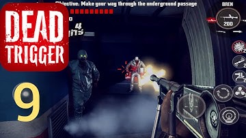 Dead trigger : walkthrough gameplay part 9 (ISO, Android)