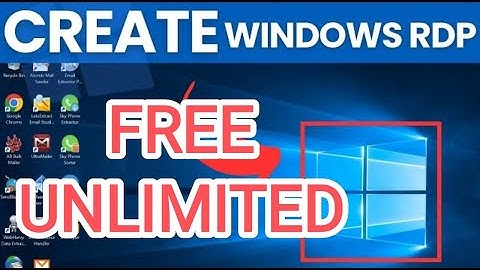 How to Create Free Rdp Unlimited, 2024-2025, free rdp/vps | window 10 rdp | free RDP kaise banaye,