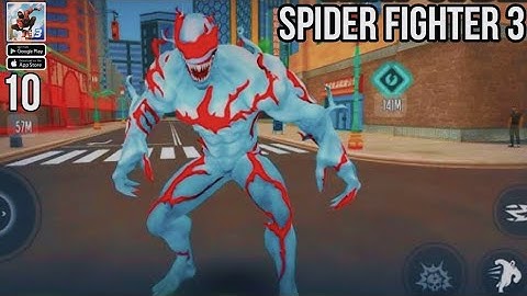 Spider Fighter 3: Gameplay Walkthrough Part 10 - New Hero VIRUS (iOS, Android)