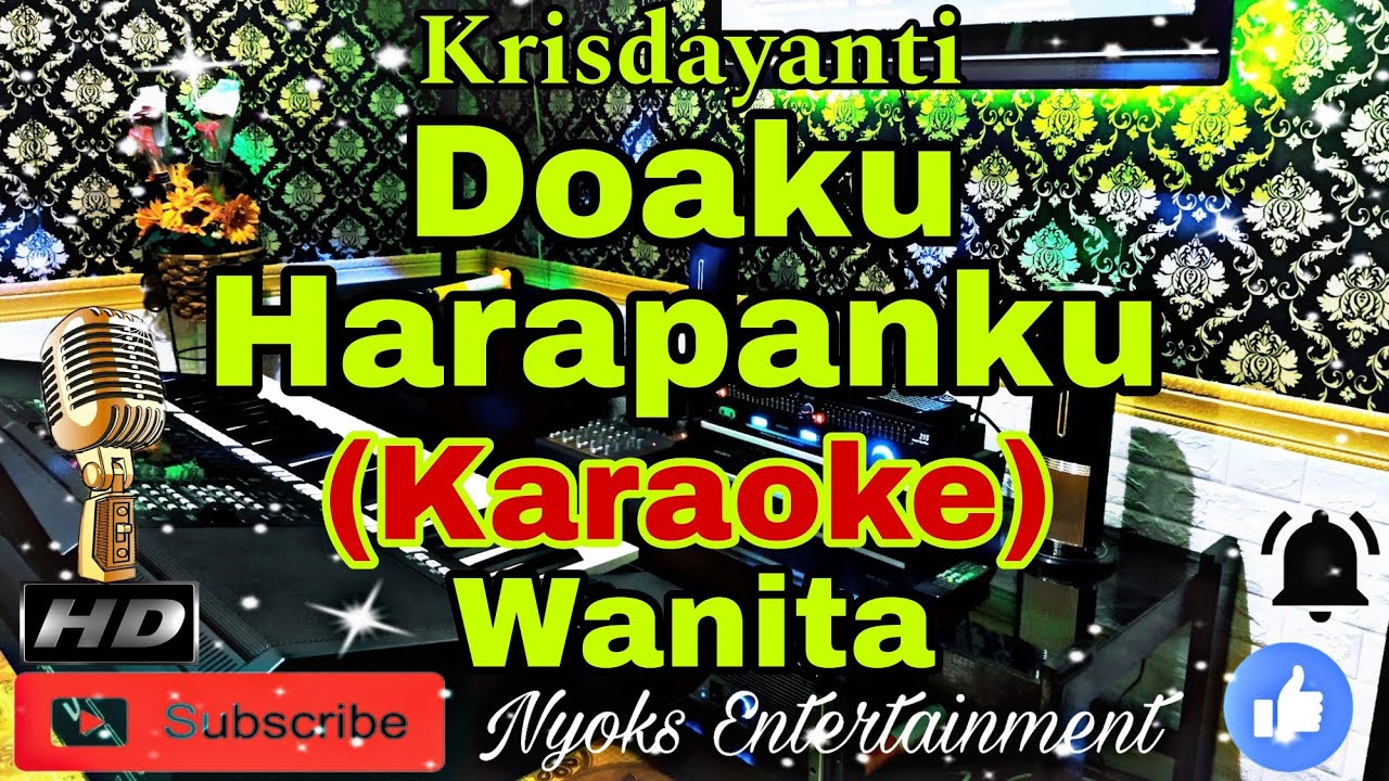DOAKU HARAPANKU - KRISDAYANTI (Karaoke) Pop Religi || Nada Wanita || D minor